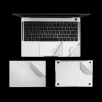 Copertura superiore per computer 4 in 1 JRC + copertura inferiore + adesivo di supporto completo + pellicola adesiva touch Pellicola protettiva per guscio per notebook, For Huawei Matebook X Pro 2019 / 2020 (Silver)                                     ...