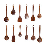 Pentola antiaderente Pala in legno Teak Pentola Pala Stoviglie, Sweet Spoon, Saving Spoon, Bent Spoon, Mixing Spoon, Filter Spoon, Curved Shovel, Thickened Oblique Shovel, Curved Spatula, Small Spoon, Medium Spoon, Long Handle Spoon                    ...