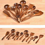 Pentola antiaderente Pala in legno Teak Pentola Pala Stoviglie, Sweet Spoon, Saving Spoon, Bent Spoon, Mixing Spoon, Filter Spoon, Curved Shovel, Thickened Oblique Shovel, Curved Spatula, Small Spoon, Medium Spoon, Long Handle Spoon                    ...