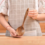 Pentola antiaderente Pala in legno Teak Pentola Pala Stoviglie, Sweet Spoon, Saving Spoon, Bent Spoon, Mixing Spoon, Filter Spoon, Curved Shovel, Thickened Oblique Shovel, Curved Spatula, Small Spoon, Medium Spoon, Long Handle Spoon                    ...