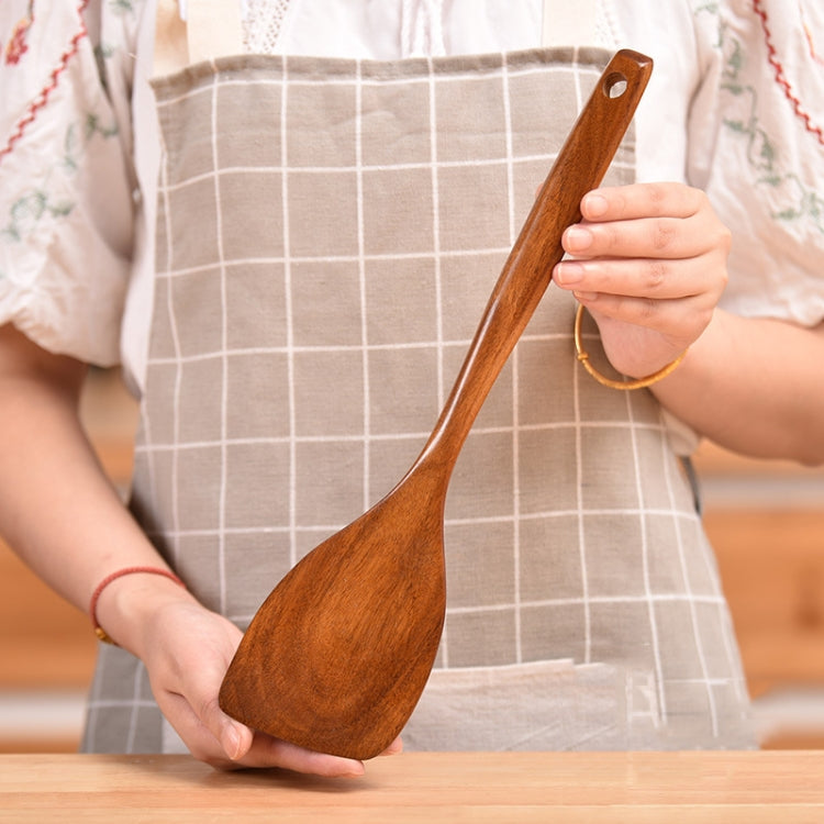 Pentola antiaderente Pala in legno Teak Pentola Pala Stoviglie, Sweet Spoon, Saving Spoon, Bent Spoon, Mixing Spoon, Filter Spoon, Curved Shovel, Thickened Oblique Shovel, Curved Spatula, Small Spoon, Medium Spoon, Long Handle Spoon                    ...