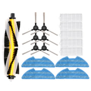 Accessori per spazzatrici per Proscenic 811GB 911S, specifica:, 1 Main Brush+3 Pair Side Brush+5 Filter+4 Rags, 1 Main Brush, 4 Side Brush, 2 Rag