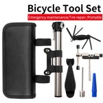 Kit di riparazione per biciclette Set di riparazione Bicicletta Mountain Road Strumento per pneumatici Pompa Equipaggiamento per la guida