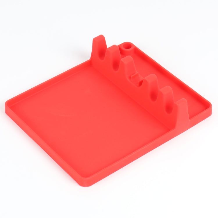 Mensola porta cucchiaio in silicone da cucina 2 in 1, Large (Gray), Medium (Gray), Large (Black), Medium (Black), Large (Red), Medium (Red), Large (Blue), Medium (Blue), Large (Orange), Medium (Orange), Large (Green), Medium (Green)