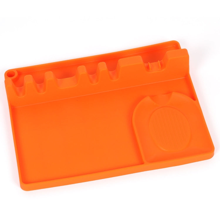 Mensola porta cucchiaio in silicone da cucina 2 in 1, Large (Gray), Medium (Gray), Large (Black), Medium (Black), Large (Red), Medium (Red), Large (Blue), Medium (Blue), Large (Orange), Medium (Orange), Large (Green), Medium (Green)