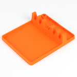 Mensola porta cucchiaio in silicone da cucina 2 in 1, Large (Gray), Medium (Gray), Large (Black), Medium (Black), Large (Red), Medium (Red), Large (Blue), Medium (Blue), Large (Orange), Medium (Orange), Large (Green), Medium (Green)