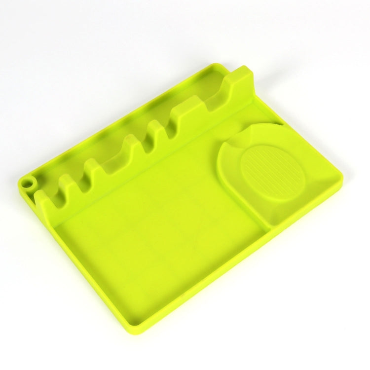 Mensola porta cucchiaio in silicone da cucina 2 in 1, Large (Gray), Medium (Gray), Large (Black), Medium (Black), Large (Red), Medium (Red), Large (Blue), Medium (Blue), Large (Orange), Medium (Orange), Large (Green), Medium (Green)