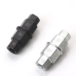 Strumento per lo smontaggio dell'asse della ruota della motocicletta Chiave per la rimozione del perno della ruota anteriore Presa esagonale del manicotto di smontaggio, Hex Socket Black, Hex Socket White