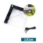 Finestre per balconi Parabrezza spesso anti-uccelli in tessuto trasparente antipioggia Isolamento per piante, 1x1m Film Shed, 2x1m Film Shed, 2x2m Film Shed, 2x3m Film Shed, 2x4m Film Shed, 2x5m Film Shed, 0.9x1m Soft Glass, 1x1.8m Soft Glass          ...