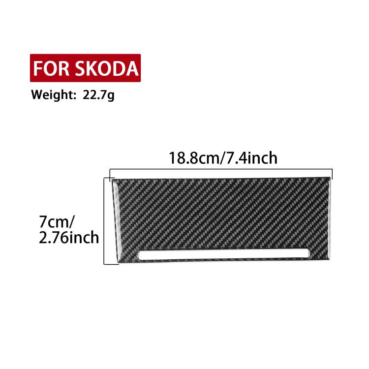 Adesivi per la finitura del pannello del cambio per Skoda Octavia con guida a sinistra (2017-2021), set da 2 pezzi., Left-Hand Drive