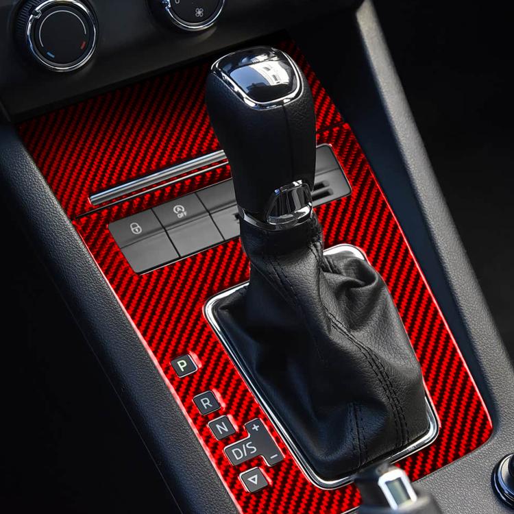 Adesivi per la finitura del pannello del cambio per Skoda Octavia con guida a sinistra (2017-2021), set da 2 pezzi., Left-Hand Drive