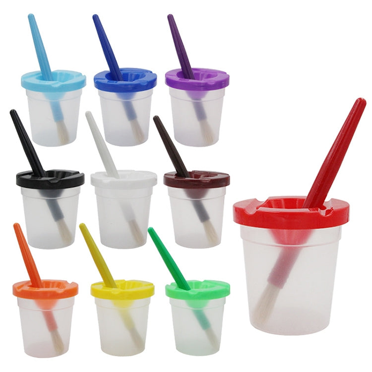 Set di pennelli per pittura Graffiti con setole per penna in plastica per bambini, HB-10 + 10, HB-5 + 5 Light Colors, HB-5 + 5 Dark