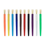 Set di pennelli per pittura Graffiti con setole per penna in plastica per bambini, HB-10 + 10, HB-5 + 5 Light Colors, HB-5 + 5 Dark