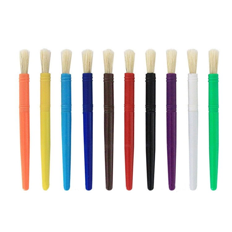 Set di pennelli per pittura Graffiti con setole per penna in plastica per bambini, HB-10 + 10, HB-5 + 5 Light Colors, HB-5 + 5 Dark