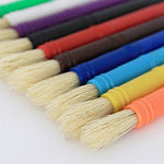 Set di pennelli per pittura Graffiti con setole per penna in plastica per bambini, HB-10 + 10, HB-5 + 5 Light Colors, HB-5 + 5 Dark