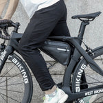 WEST BIKING Borsa triangolare per bicicletta di grande capacità Borsa da viaggio impermeabile Attrezzatura da equitazione, WEST BIKING Triangle Bag