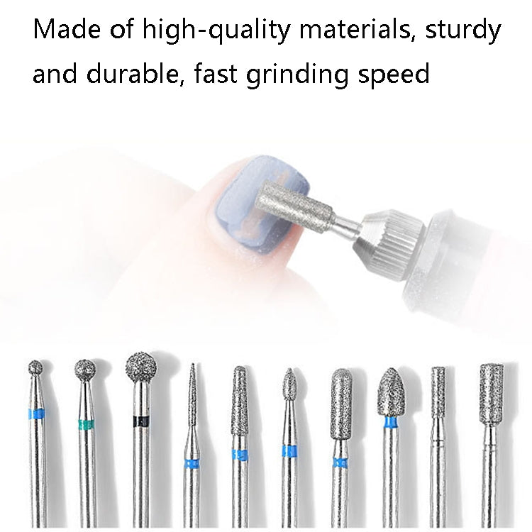Set di testine lucide per nail art in lega di acciaio al tungsteno, strumento per lucidatura morta con spazzola di scarico per rettificatrice, ZH01, ZH02, ZH03, ZH04, ZH05, ZH06, ZH07