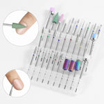 Set di testine lucide per nail art in lega di acciaio al tungsteno, strumento per lucidatura morta con spazzola di scarico per rettificatrice, ZH01, ZH02, ZH03, ZH04, ZH05, ZH06, ZH07