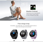V11 Smartwatch Monitoraggio della pressione sanguigna della frequenza cardiaca in tempo reale Modalità multi-sport Smartwatch con luce respiratoria per telefono Android IOS