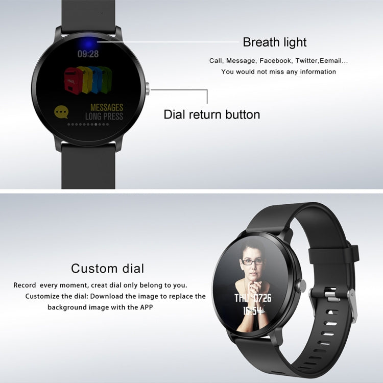 V11 Smartwatch Monitoraggio della pressione sanguigna della frequenza cardiaca in tempo reale Modalità multi-sport Smartwatch con luce respiratoria per telefono Android IOS