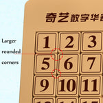 Numero di versione magnetica del cubo magico Qiyi Huarong Road, Stile:, 3x3 QY8028, 4x4 QY8029, 5x5 QY8030