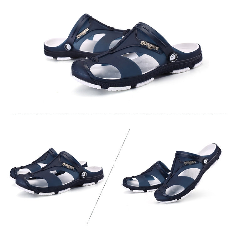Pantofole da uomo estive Spiagge Sandali traspiranti impermeabili a monte, 40, 41, 42, 43, 44, 45