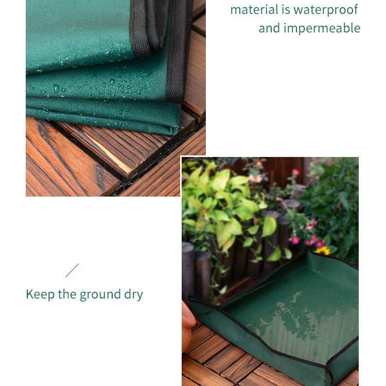 Balcone Vasi per piantare verdi Cambiare il terreno Operazione Tappetini Piantare in casa Mix Spostamento del terreno Tappetino per infiltrazioni d'acqua, 75x75cm, 110x75cm, 100x100cm