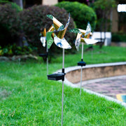 Lampada solare mulino a vento da giardino 75 cm