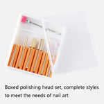 Set di teste di macinazione in lega di acciaio al tungsteno in ceramica per nail art, set di strumenti per lucidatura smerigliatrice, GH-01, GH-02, GH-03, GH-04, GH-05, GH-06, GH-07, GH-08, GH-09, GH-10