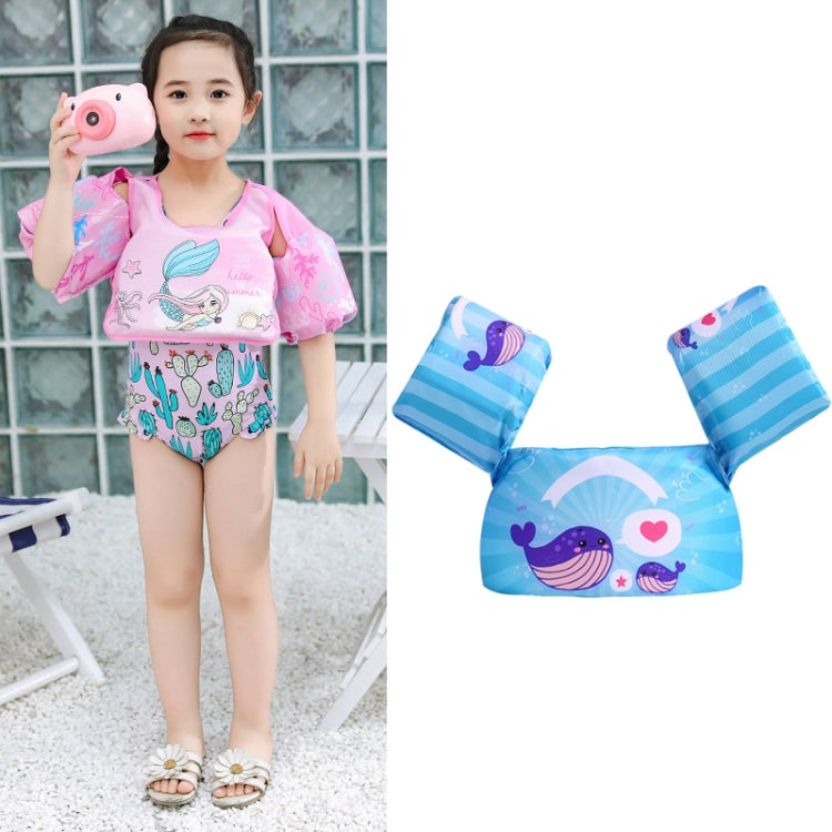 Anello da braccio in schiuma per nuoto per bambini Attrezzatura da nuoto per bambini Anello galleggiante Gilet di galleggiamento con manica ad acqua, Pink Flamingo, Pink Swan, Blue Dolphin, Blue Starfish, Purple Dog, Yellow Duck, Blue Whale, Green Bee ...