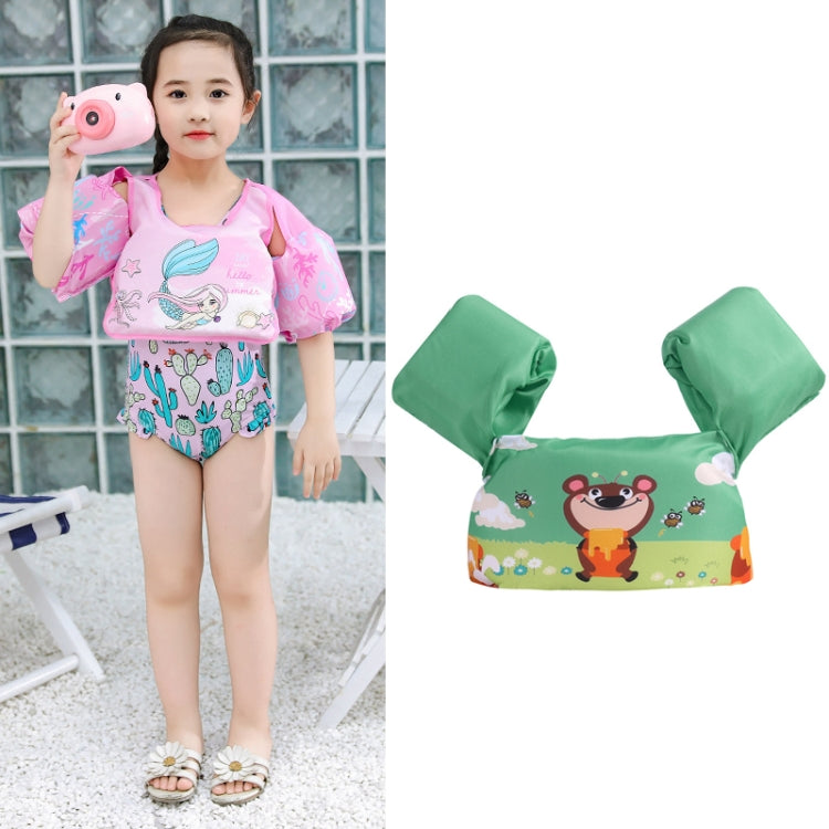 Anello da braccio in schiuma per nuoto per bambini Attrezzatura da nuoto per bambini Anello galleggiante Gilet di galleggiamento con manica ad acqua, Pink Flamingo, Pink Swan, Blue Dolphin, Blue Starfish, Purple Dog, Yellow Duck, Blue Whale, Green Bee ...