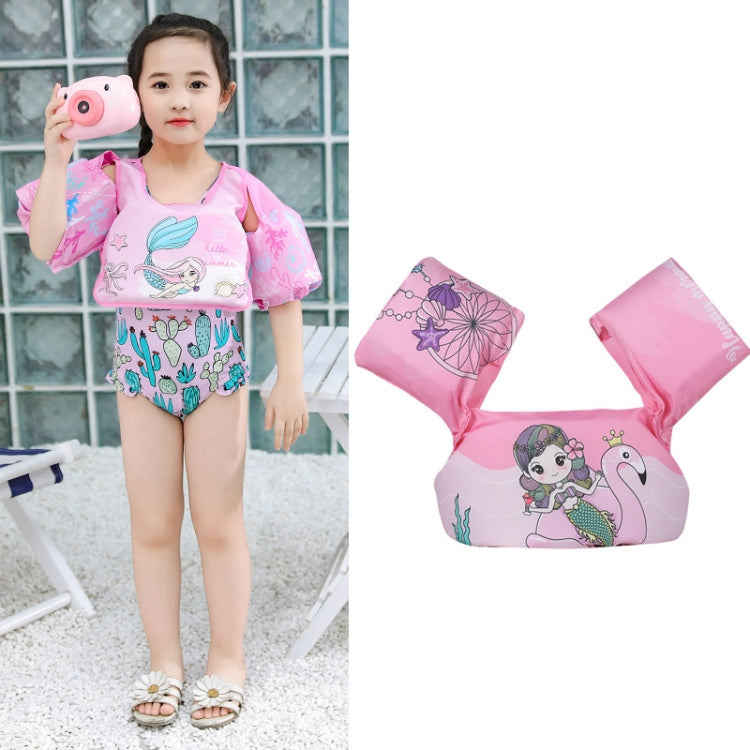 Anello da braccio in schiuma per nuoto per bambini Attrezzatura da nuoto per bambini Anello galleggiante Gilet di galleggiamento con manica ad acqua, Pink Flamingo, Pink Swan, Blue Dolphin, Blue Starfish, Purple Dog, Yellow Duck, Blue Whale, Green Bee ...