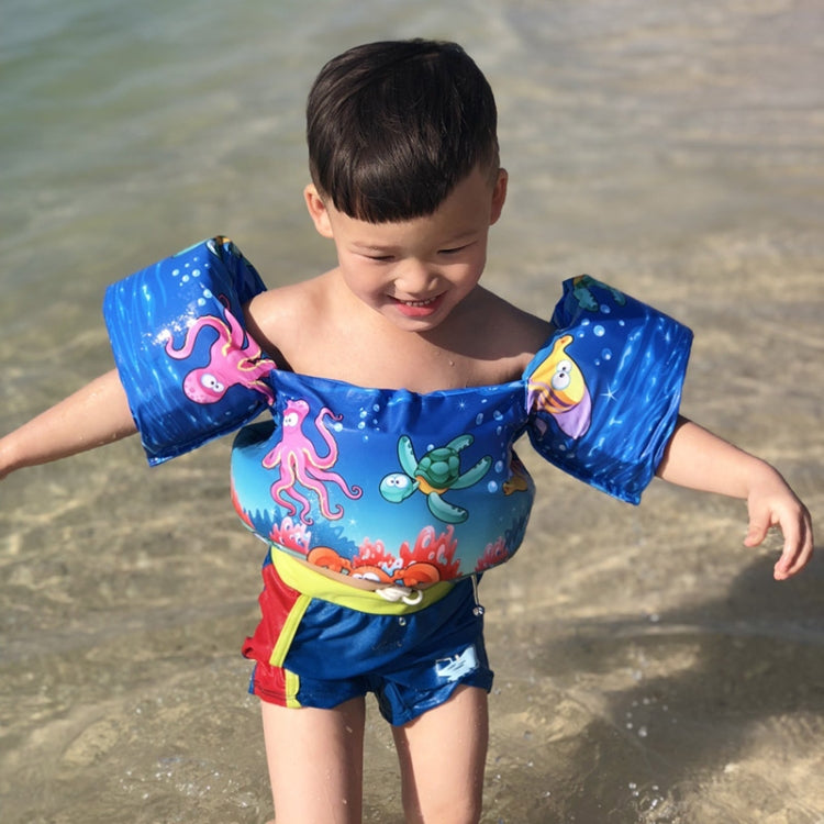Anello da braccio in schiuma per nuoto per bambini Attrezzatura da nuoto per bambini Anello galleggiante Gilet di galleggiamento con manica ad acqua, Pink Flamingo, Pink Swan, Blue Dolphin, Blue Starfish, Purple Dog, Yellow Duck, Blue Whale, Green Bee ...
