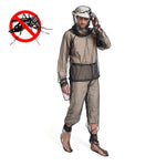Camping Adventure Tuta anti-zanzare Pesca estiva Abbigliamento in rete traspirante, Specifica:, Anti-mosquito Clothing, Anti-mosquito Pants, 2 PCS Anti-mosquito Gloves, Mosquito Foot Cover, 2 PCS Mosquito Foot Cover, Four-piece