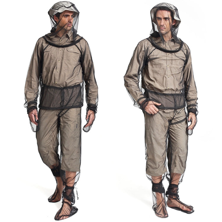 Camping Adventure Tuta anti-zanzare Pesca estiva Abbigliamento in rete traspirante, Specifica:, Anti-mosquito Clothing, Anti-mosquito Pants, 2 PCS Anti-mosquito Gloves, Mosquito Foot Cover, 2 PCS Mosquito Foot Cover, Four-piece