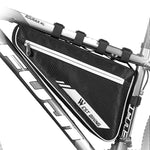 WEST BIKING YP0707254 Borsa triangolare per bicicletta da 4 litri Mountain Bike Borsa impermeabile riflettente con fascio anteriore di grande capacità Attrezzatura per l'equitazione, YP0707254