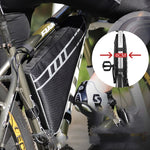 WEST BIKING YP0707254 Borsa triangolare per bicicletta da 4 litri Mountain Bike Borsa impermeabile riflettente con fascio anteriore di grande capacità Attrezzatura per l'equitazione, YP0707254