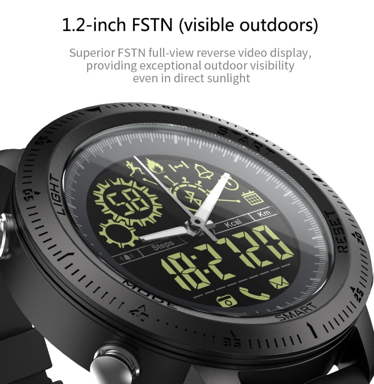 NX02 Sport Smartwatch IP67 Supporto impermeabile Tracker Calorie Pedometro Smartwatch Cronometro Chiama SMS Promemoria