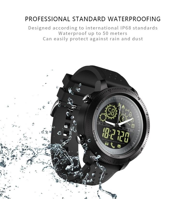 NX02 Sport Smartwatch IP67 Supporto impermeabile Tracker Calorie Pedometro Smartwatch Cronometro Chiama SMS Promemoria