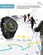 NX02 Sport Smartwatch IP67 Supporto impermeabile Tracker Calorie Pedometro Smartwatch Cronometro Chiama SMS Promemoria