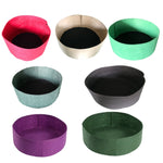 Borsa per piante rotonda esterna in feltro per botte per piante Borsa per piantine in tessuto non tessuto, 50x20cm 40L, 60x20cm 56L, 70x30cm 115L, 80x30cm 150L, 90x30cm 190L, 120x30cm 340L, 127x30cm 380L, 130x30cm 400L