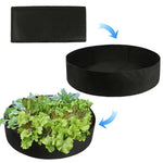 Borsa per piante rotonda esterna in feltro per botte per piante Borsa per piantine in tessuto non tessuto, 50x20cm 40L, 60x20cm 56L, 70x30cm 115L, 80x30cm 150L, 90x30cm 190L, 120x30cm 340L, 127x30cm 380L, 130x30cm 400L