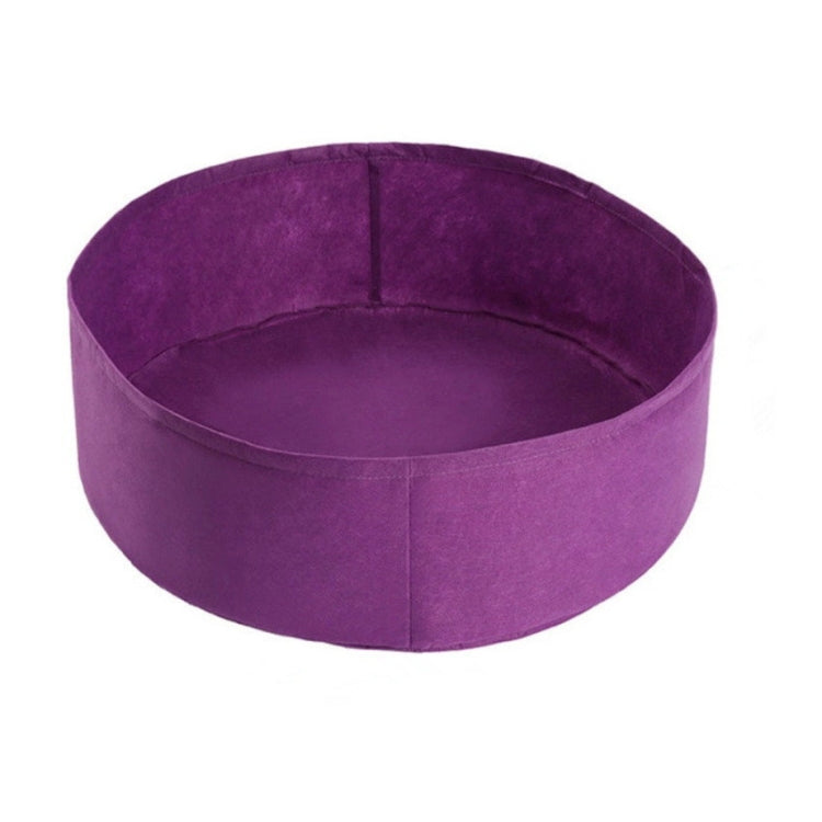 Borsa per piante rotonda esterna in feltro per botte per piante Borsa per piantine in tessuto non tessuto, 50x20cm 40L, 60x20cm 56L, 70x30cm 115L, 80x30cm 150L, 90x30cm 190L, 120x30cm 340L, 127x30cm 380L, 130x30cm 400L