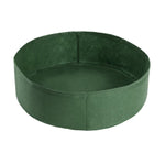 Borsa per piante rotonda esterna in feltro per botte per piante Borsa per piantine in tessuto non tessuto, 50x20cm 40L, 60x20cm 56L, 70x30cm 115L, 80x30cm 150L, 90x30cm 190L, 120x30cm 340L, 127x30cm 380L, 130x30cm 400L