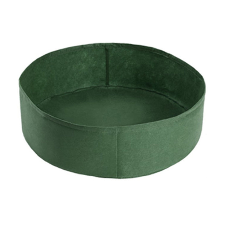 Borsa per piante rotonda esterna in feltro per botte per piante Borsa per piantine in tessuto non tessuto, 50x20cm 40L, 60x20cm 56L, 70x30cm 115L, 80x30cm 150L, 90x30cm 190L, 120x30cm 340L, 127x30cm 380L, 130x30cm 400L