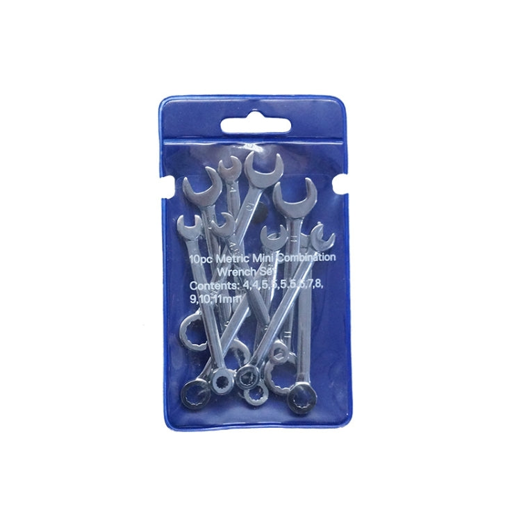 10 pezzi/set Mini chiave di apertura lucidata a specchio Chiave tascabile a due usi color prugna, Stile:, Metric, Imperial