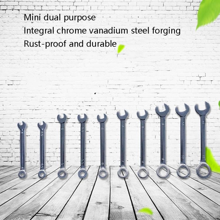 10 pezzi/set Mini chiave di apertura lucidata a specchio Chiave tascabile a due usi color prugna, Stile:, Metric, Imperial