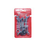 10 pezzi/set Mini chiave di apertura lucidata a specchio Chiave tascabile a due usi color prugna, Stile:, Metric, Imperial