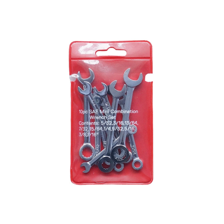 10 pezzi/set Mini chiave di apertura lucidata a specchio Chiave tascabile a due usi color prugna, Stile:, Metric, Imperial