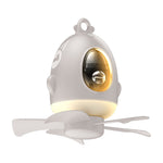 Ventilatore da soffitto USB con luce notturna 18cm